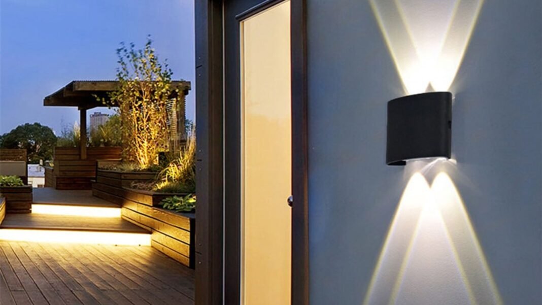 installing exterior wall sconce