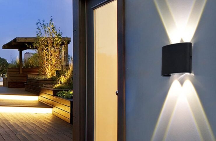 installing exterior wall sconce
