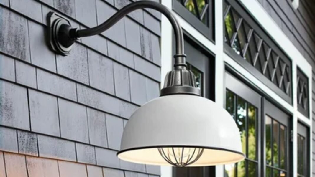 exterior wall sconce materials