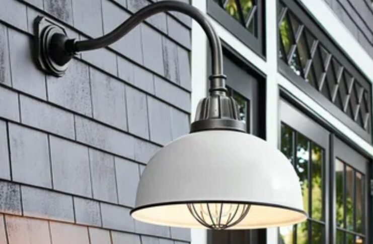 exterior wall sconce materials