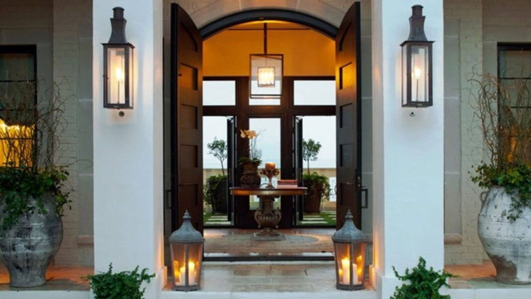 exterior wall sconce