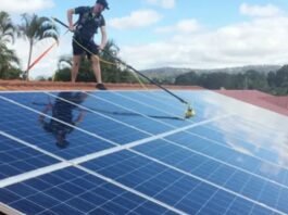 uses of solar penal cleaning brush